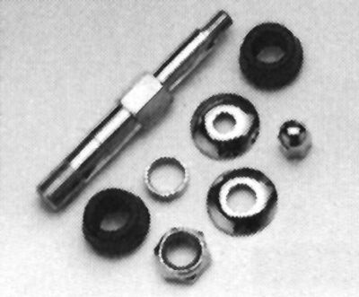 Pinnbultssats stötdämpare MCS övre förzinkad 4-speed FL, FX 73-85