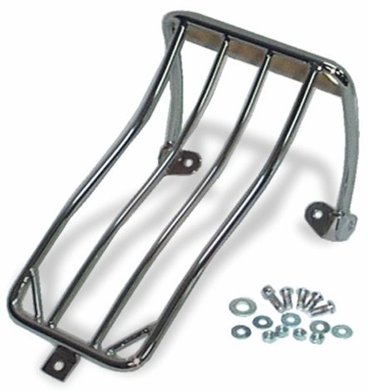 Bagageräcke fatbobskärm FXST modeller 00-05 med 130mm bakdäck