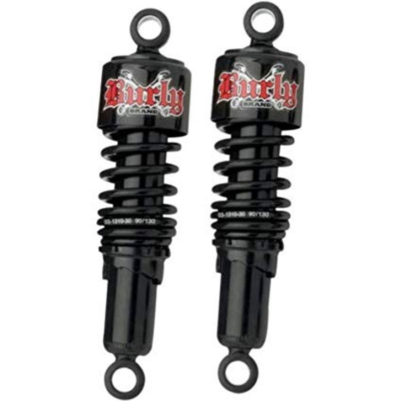 Burly Slammer Stötdämpare 10.5  Sportster 88-03 Svarta