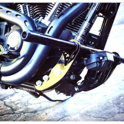 Bung King Highway Peg Crash Bar Dyna and FXR (Speed merchant skid)