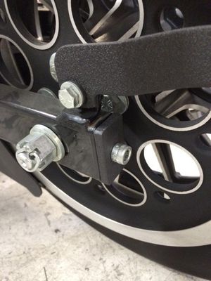 Bung King Chain / Belt Axle Adjuster Plates 04-up Sportster