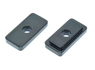 Bung King Chain / Belt Axle Adjuster Plates 04-up Sportster