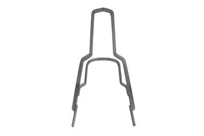 Square Sissybar Rigid frame Chrome 28