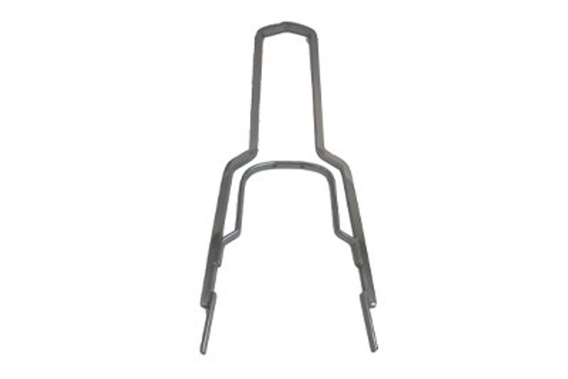 Square Sissybar Rigid frame Chrome 28
