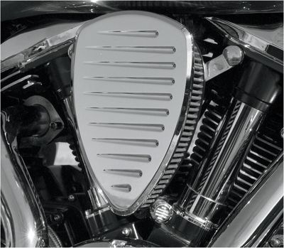 Luftfiltersats Baron VN900 Air krom Kawasaki 06-21