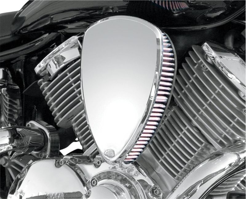 Luftfiltersats Baron VTX1800 Air slät krom Honda 01-08