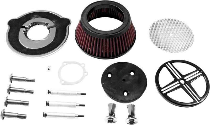 Luftfiltersats Baron VTX1300BK Air svart Honda 03-09