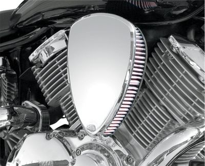 Luftfiltersats Baron BA-2062-00 Air slät krom Honda 10-22