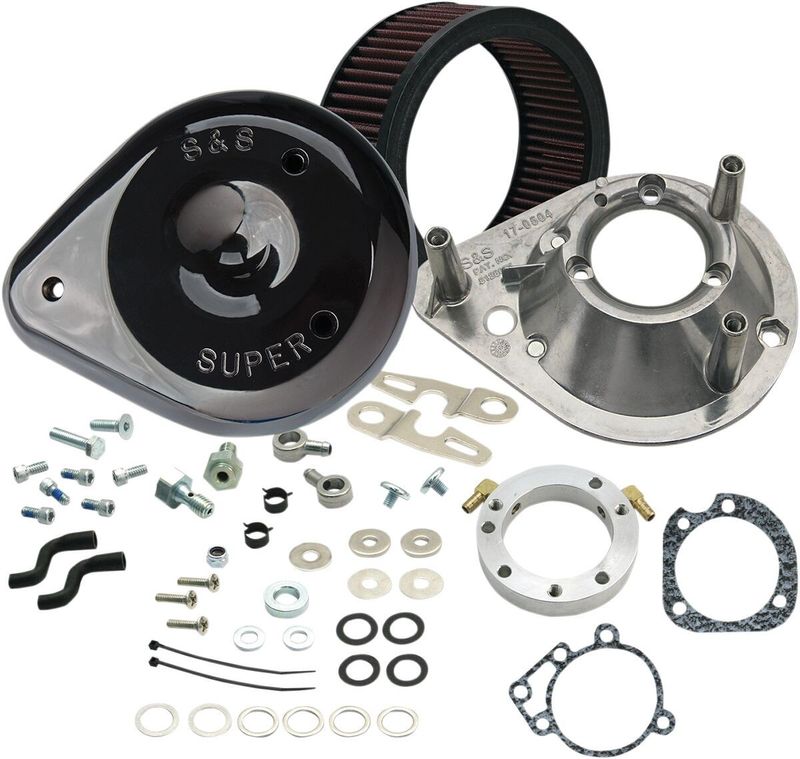 Luftfilter S&S 170-0182A svart XL Sportster with CV carburetor