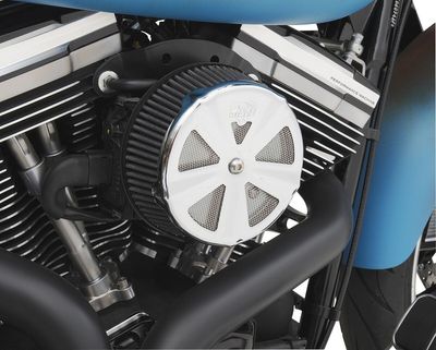 Kåpa luftfilter Vance & Hines VO2 skalle krom