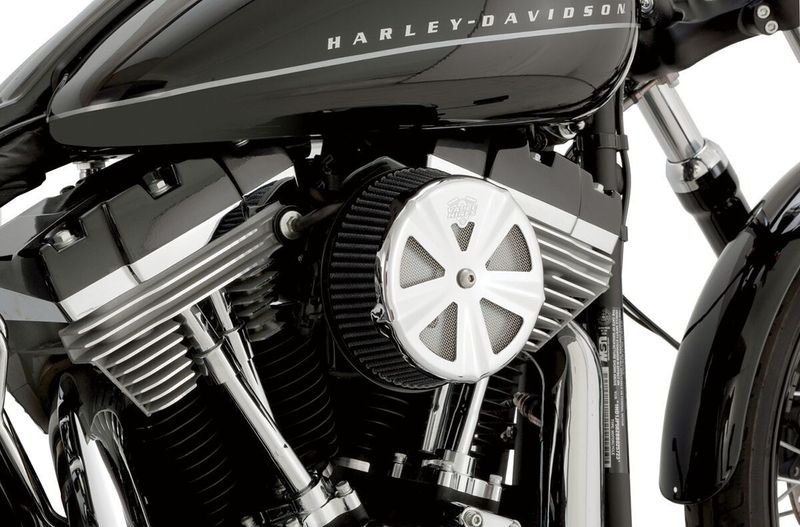Kåpa luftfilter Vance & Hines VO2 skalle krom