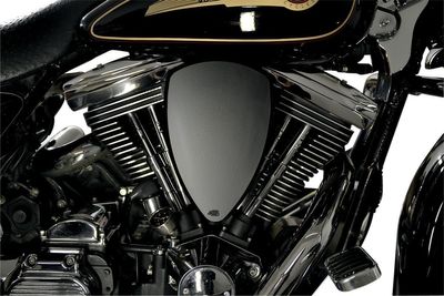 Luftfiltersats Baron BA-2013-00B Air slät krom svart Yamaha 07-22