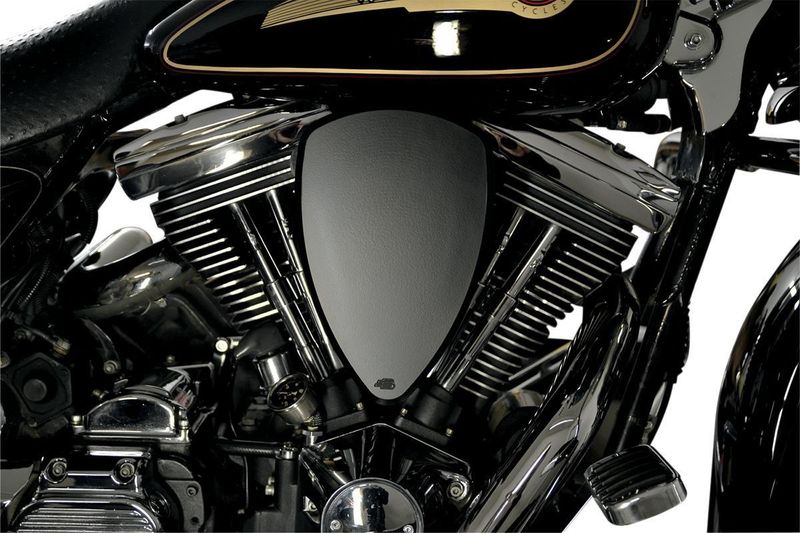 Luftfiltersats Baron BA-2013-00B Air slät krom svart Yamaha 07-22