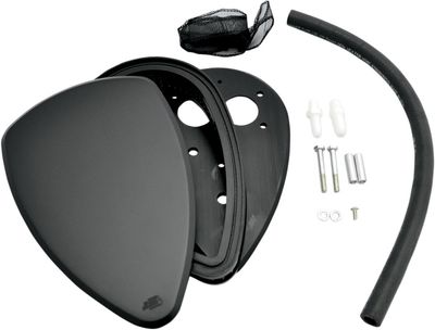 Luftfiltersats Baron VN900 Air slät krom svart Kawasaki 06-upp