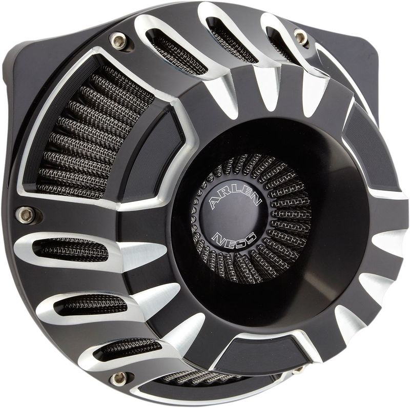 Luftfiltersats Arlen Ness 18-927 Deep Cut CC svart Softail 16-17