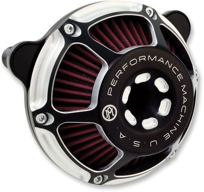 Luftfiltersats Performance Machine 0206-2078-BM PM Max HP svart