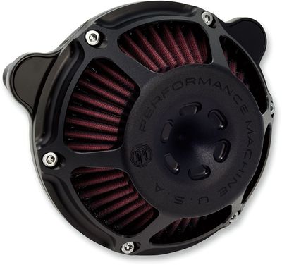 Luftfiltersats Performance Machine 0206-2080-SMB PM Max HP svart XL Sportster 91-22