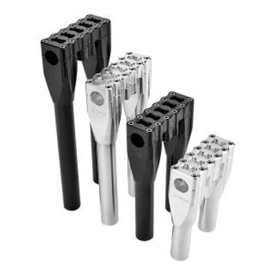 Risers TC Bros Pro Series modulär 12 tum svart 1 tum