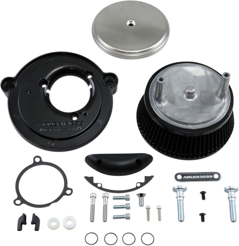 Luftfiltersats Arlen Ness 18-344 1 Sucker Brushed rostfri Softail 18-24