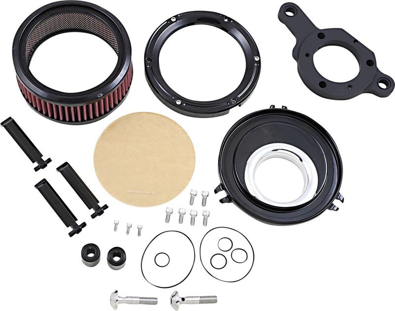 Luftfilter Trask TM-1023GBK Assault svart H-D 17-23