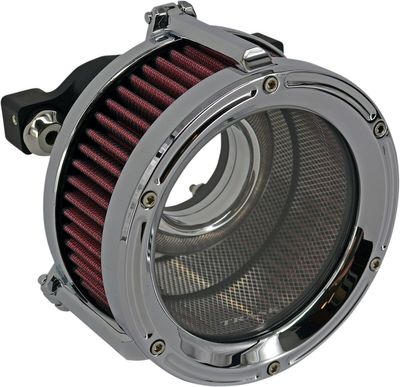 Luftfiltersats Trask Performance TM-1022CH Assault krom XL Sportster 91-22