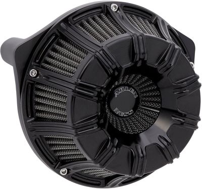 Luftfiltersats Arlen Ness 10-GAUGE All svart Softail 18-24