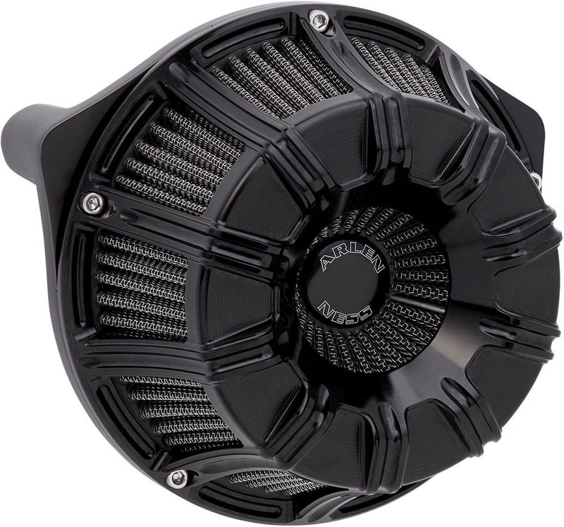 Luftfiltersats Arlen Ness 10-GAUGE All svart Softail 16-17