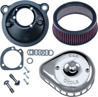 Luftfiltersats S&S 170-0439C Teardrop krom XL Sportster 07-22