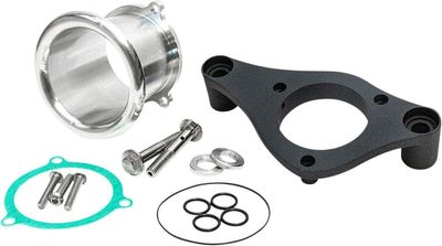 Insugstratt med bakplatta Feuling 3" 62mm svart anodiserad Softail 18-24