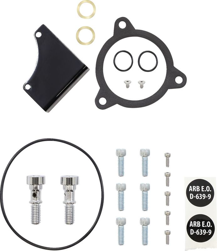 Luftfilter Arlen Ness 600-073 Monster Sucker Allbl svart H-D 08-17