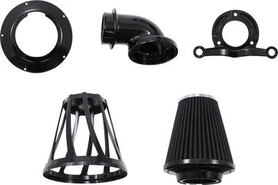 Luftfilter Arlen Ness 600-073 Monster Sucker Allbl svart H-D 08-17