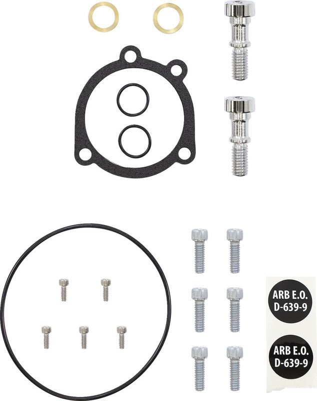 Luftfilter Arlen Ness 600-074 Monster Sucker Allbl svart H-D 99-17