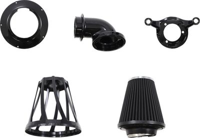 Luftfilter Arlen Ness 600-074 Monster Sucker Allbl svart H-D 99-17