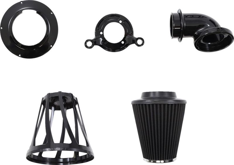 Luftfilter Arlen Ness 600-075 Monster Sucker Allbl svart Sportster 88-22