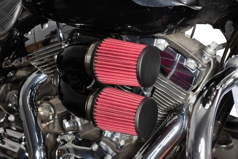Luftfiltersats S&S 170-0637A Aircleanr svart Touring 08-16, Softail 16