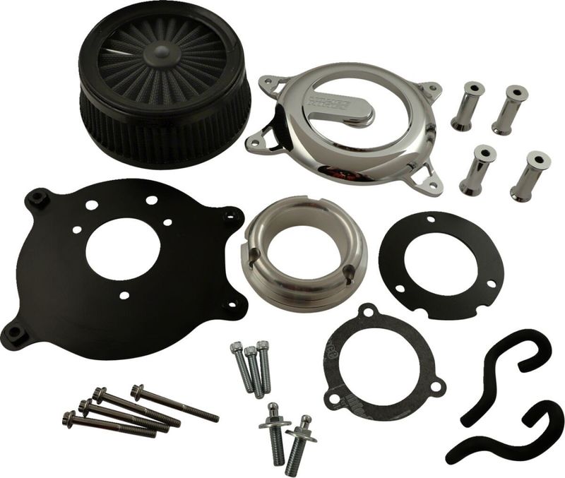 Luftfiltersats Vance & Hines VO2 Rogue krom Softail 16-17