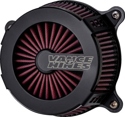 Luftfiltersats Vance & Hines VO2 Cage mattsvart Softail 16-17