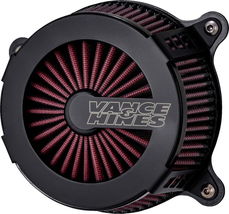 Luftfiltersats Vance & Hines VO2 Cage Softail 18-24 mattsvart