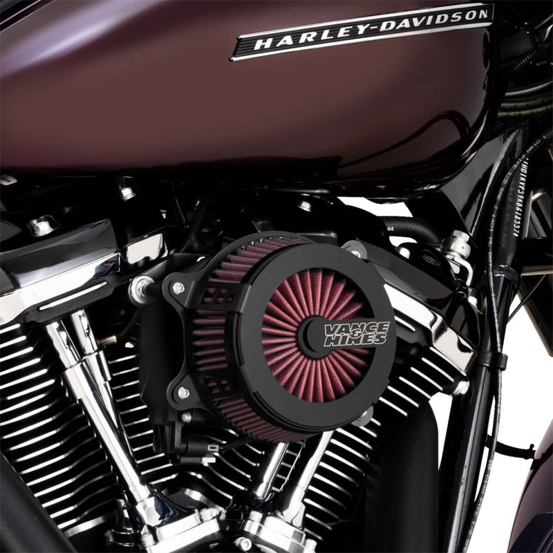 Luftfiltersats Vance & Hines VO2 Cage Softail 18-24 mattsvart