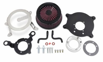 Luftfiltersats Vance & Hines VO2 Cage Fighter borstat rostfritt Softail 00-15