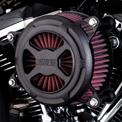 Luftfiltersats Vance & Hines VO2 struktursvart XL Sportster 91-22