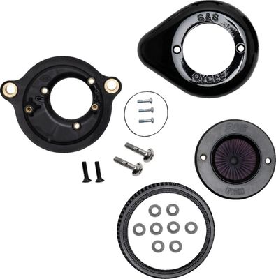 Luftfiltersats S&S 170-0718A Air Stinger Stealth svart Softail 18-24