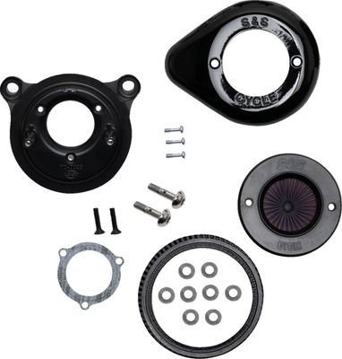 Luftfiltersats S&S 170-0722A Air Stinger Stealth svart Softail 00-15