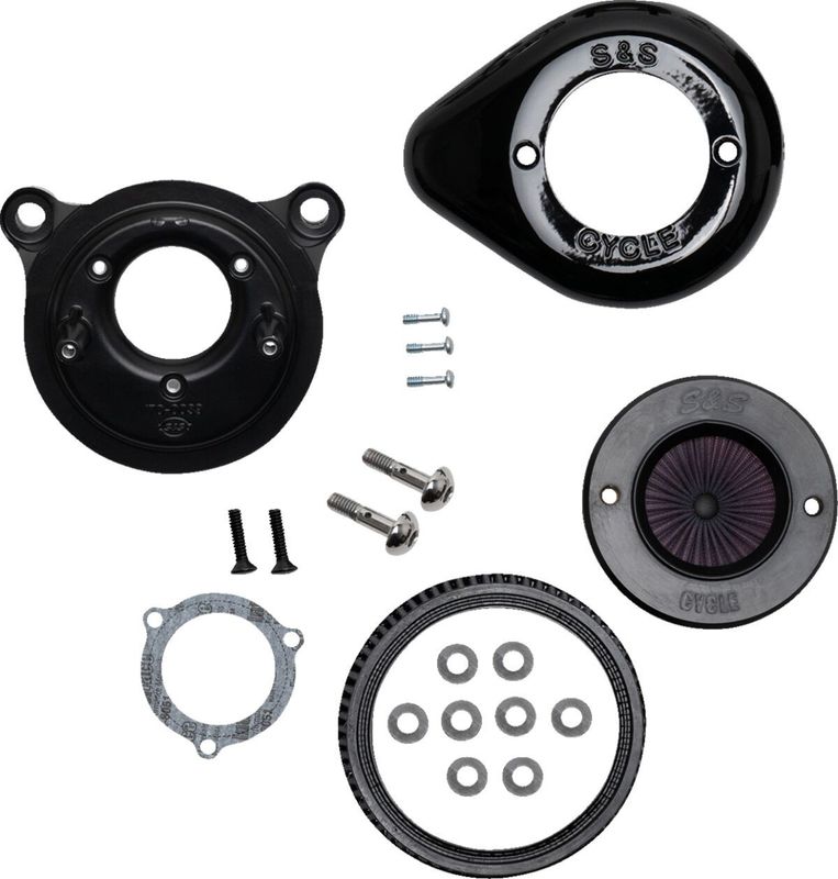 Luftfiltersats S&S 170-0722A Air Stinger Stealth svart Softail 00-15