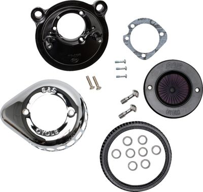 Luftfiltersats S&S 170-0725A Air Stinger Stealth krom XL Sportster 07-22