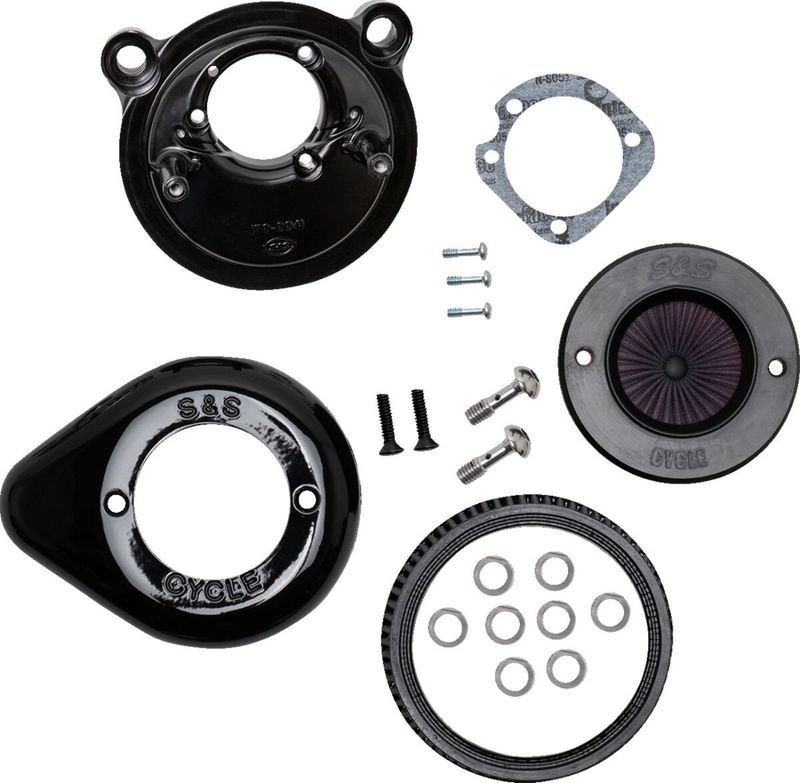 Luftfiltersats S&S 170-0726A Air Stinger Stealth svart XL Sportster 07-22