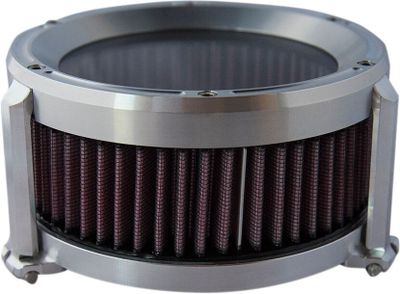 Luftfilter Trask TM-1020R Assault aluminium obehandlad H-D 07-17