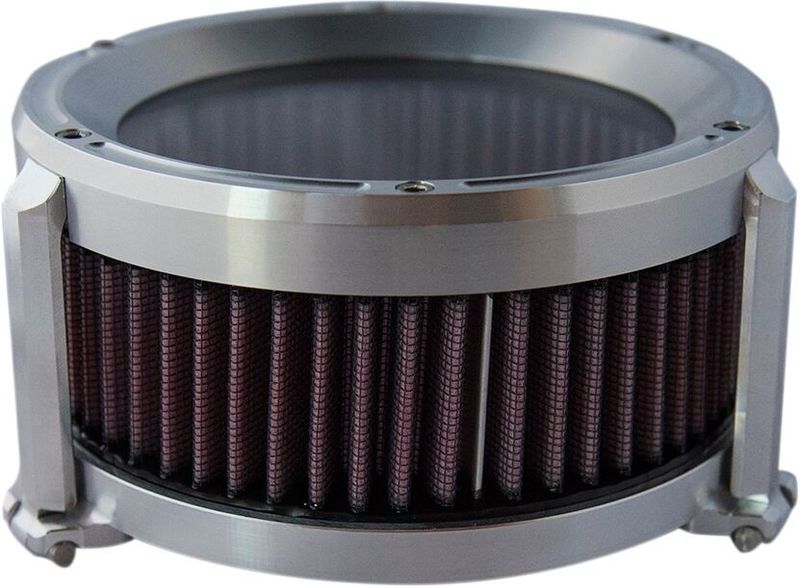 Luftfilter Trask TM-1020R Assault aluminium obehandlad H-D 07-17
