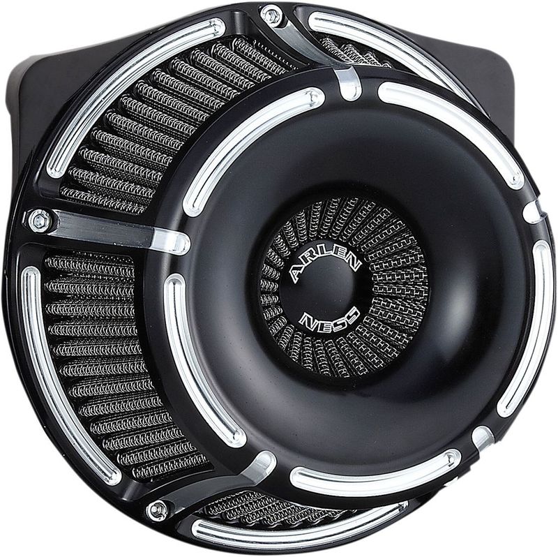 Luftfiltersats Arlen Ness 18-915 Slot Track CC svart Softail 18-24