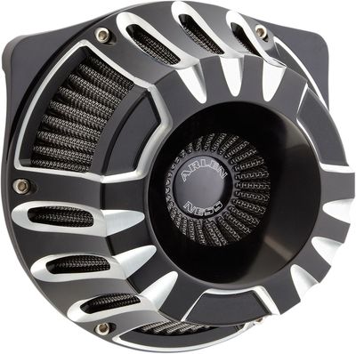 Luftfiltersats Arlen Ness 18-917 Deep Cut CC svart Softail 18-24